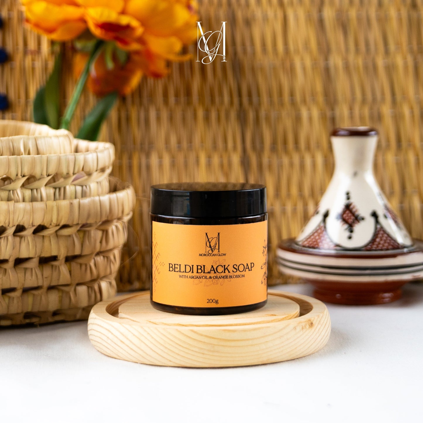 Beldi Black Soap with Argan & Orange Blossom