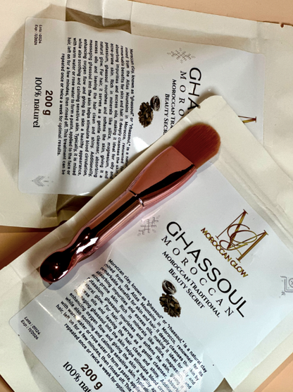 Moroccan Ghassoul Clay 200g – Natural Facial Mask for Deep Cleansing & Detox